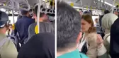 Metrobüste yolculara tehdit savurdu 