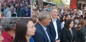 DEM Parti yasaklı miting için toplandı, polis kalabalığın dağılması için uyarıda bulundu