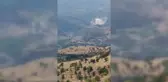 Malatya'daki Depremin Ardından Dağda Toz Bulutu Oluştu