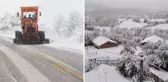 Sıcaklıklar dibe vurdu, birçok kent beyaza büründü