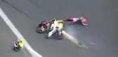 Avustralya Grand Prix'sinde korkunç kaza: MotoGP yarışçısı hastaneye kaldırıldı