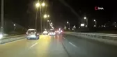 Ankara'da Motosiklete Çarpan Otomobil Kaza Yaptı
