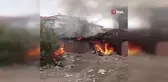 Ankara Sincan'da Ahır Yangını