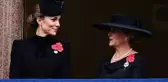 Prenses Kate Middleton, Anma Günü törenlerine eşi Prens William ile katıldı
