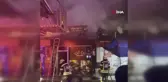 Erzurum'da Çay Ocağında Yangın Paniği