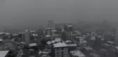 İstanbul'da Aydos'ta Kartpostallık Kar Manzarası