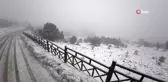 Manisa Spil Dağı'na Mevsimin İlk Karı Düştü