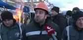 Nallıhan'da Madenciler Varlık Satışına Karşı Eylemde