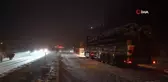 Ilgaz Dağı'nda Kar Yağışı Trafiği Kilitledi