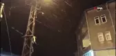 Çelikhan'da Mevsimin İlk Kar Yağışı Başladı