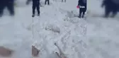 Tipiye Yakalanan 350 Koyunla Bir Eşek Donarak Telef Oldu