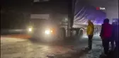 Sarıkamış'ta Kar Yağışı Nedeniyle Araçlar Mahsur Kaldı