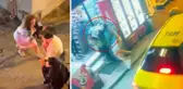 ABD'li kadın İstanbul'un göbeğinde dehşet saçtı! O anlar saniye saniye kamerada
