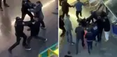 AVM'de güvenlik görevlisinin kafasına sandalye ile vurdu