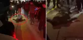 Deyrizor'da halk, bir teröristi aracın arkasına bağlayıp yolda sürükledi
