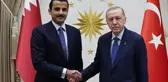 Cumhurbaşkanı Erdoğan, Katar Emiri ile Suriye'yi görüştü