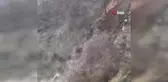 Artvin'de Heyelan Anı Kamerada Görüntülendi