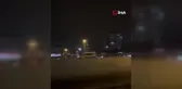 Ankara'da Kaza Sonrası Araç Alev Alev Yandı