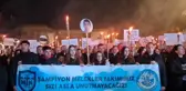 KKTC'de İsias Otel davası için protesto düzenlendi: Şampiyon melekler için adalet