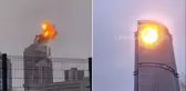 Ukrayna, Rusya'da 120 metre yüksekliğindeki bir gökdeleni vurdu