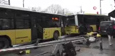 Fatih'te İETT Otobüsüyle Zincirleme Kaza: 5 Araç Karıştı