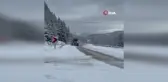 Kastamonu'nun Ilgaz Dağı'nda Kar Yağışı Etkili Oldu