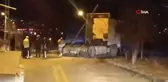 Tır, Telefon Direklerine Takıldı ve Direk Devrildi