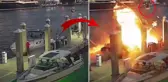 İskeleye demirli haldeki tekne havaya uçtu