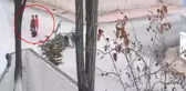 Ölümden dönen baba ile küçük kızın birbirine sarılması kameraya yansıdı