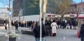 Yılbaşı önce milli piyango bileti almak isteyenler uzun kuyruklar oluşturdu