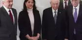 Ahmet Türk görüşmede MHP lideri Bahçeli'ye kehribar tespih hediye etti