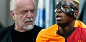 Victor Osimhen, Napoli başkanını çıldırttı