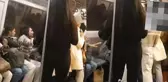 Metroda iki kadın arasında ''kucağıma otur'' kavgasını kimse ayıramadı