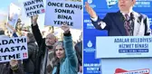 Ekrem İmamoğlu, kendisini protesto eden vatandaşla kürsüden atıştı