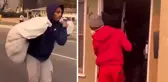 ABD'de tarihi yangından kaçanların evinde yağma başladı