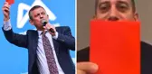 CHP'li Başarır kırmızı kart çağrısını eleştiren sanatçılara kırmızı kart gösterdi