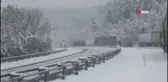 Çanakkale'de Kar Yağışı Nedeniyle Trafik Kontrollü Olarak Sağlanıyor