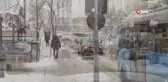 Kardan Adam Kamyonetle Şehir Turu Attı