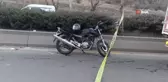 Ankara'da Ehliyetsiz Motosiklet Sürücüsü Kamyonete Çarptı