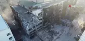 Beylikdüzü'nde Yanan Fabrikanın Yıkım Çalışmaları Başladı