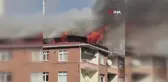 Maltepe'de Çatı Yangını: 1 Kişi Ağır Yaralandı