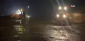 Arhavi'de Heyelan Sonrası Karayolunda Uzun Araç Kuyrukları Oluştu
