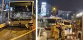 15 Temmuz Şehitler Köprüsü trafiğe kapandı! Zincirlikuyu'da metrobüs kazası