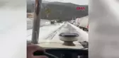 Demre'de Şiddetli Dolu ve Sel Nedeniyle D400 Karayolu Kapandı
