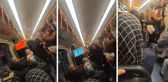 Birbiriyle yakınlaşan gençler bir kadın tarafından uyarılınca ortalık karıştı