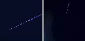 Starlink uyduları Bitlis gökyüzünde görüntülendi