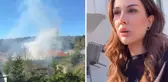 Dilan Polat'ın oturduğu sitede yangın çıktı! O anları saniye saniye kaydetti