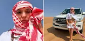 Yağlarını aldıran Demet Akalın'dan çöl pozları