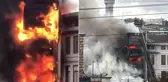 Mısır Çarşısı'nda korkutan yangın! Kısa sürede küle döndü