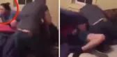 Eve erken gelen koca, karısını başkasıyla görünce çılgına döndü